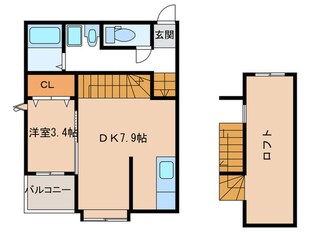 ラフィーナ次郎丸の物件間取画像